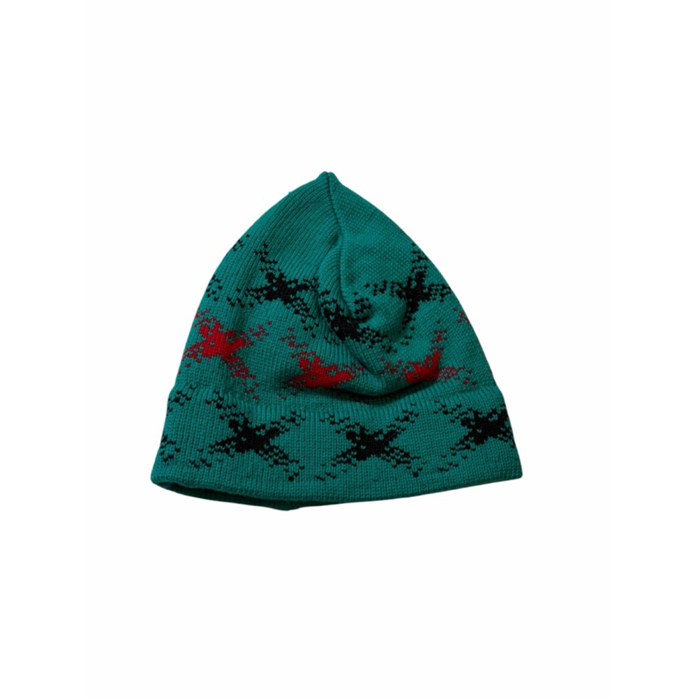 Vintage Vermont Originals Wool Beanie Hat Southwestern Ski Lodge Handmade USA